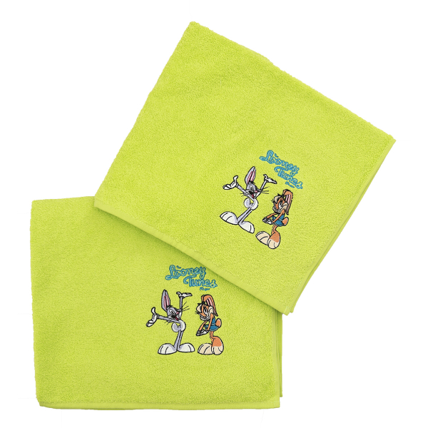 Παιδικές Πετσέτες (Σετ 2τμχ) Viopros PR. Looney Tunes