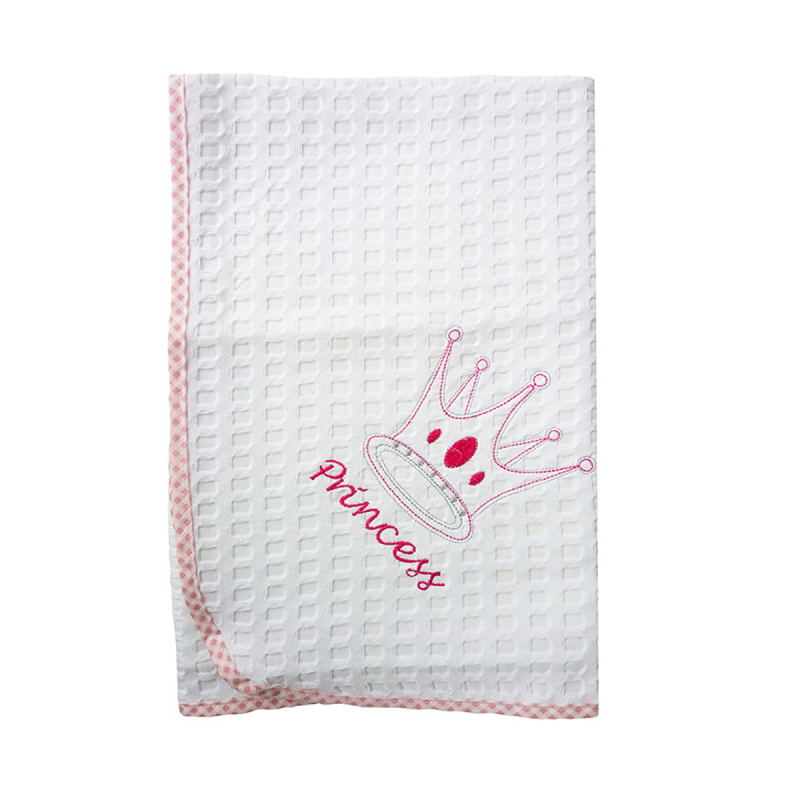Κουβέρτα Πικέ Κούνιας (100x160) Dimcol Princess 33