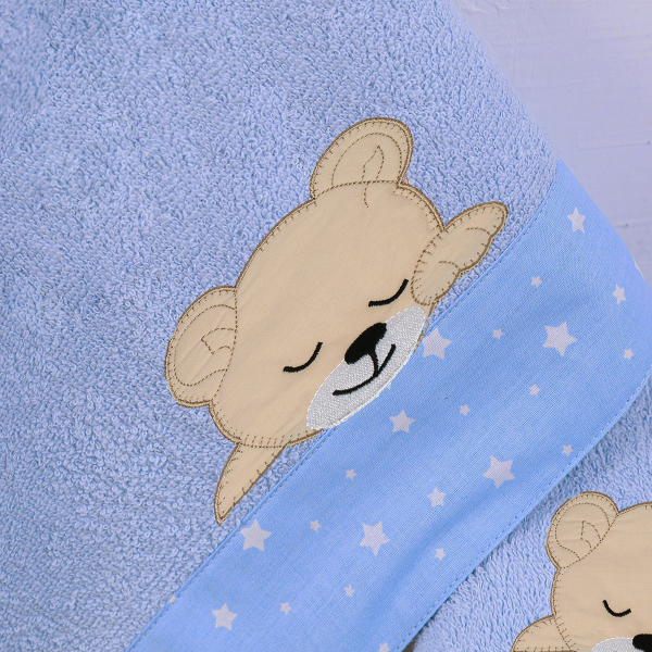 Βρεφικές Πετσέτες (Σετ 2τμχ) Dimcol Sleeping Bear Cub 13
