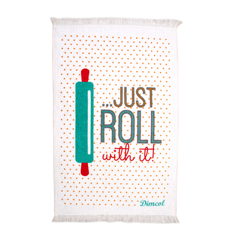 Πετσέτα Κουζίνας Dimcol Roll White 05
