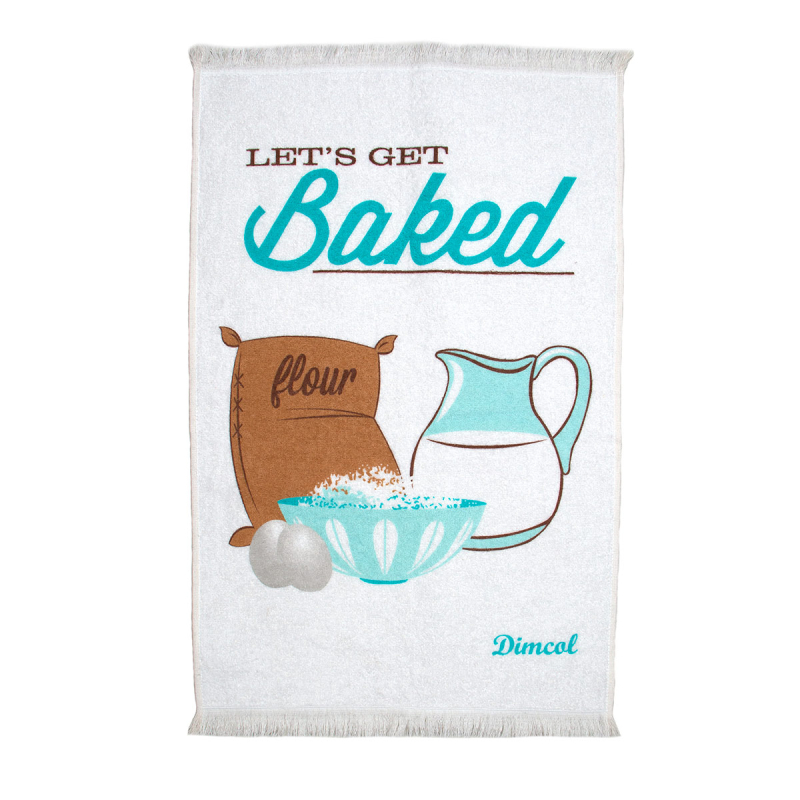 Πετσέτα Κουζίνας Dimcol Baked White 07