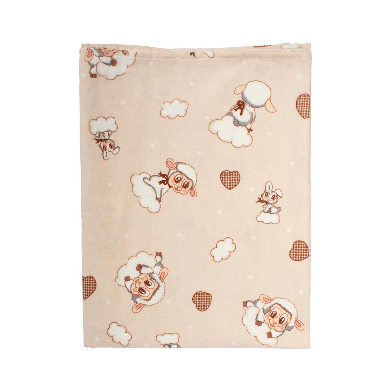 Πάνα Φανελένια Dimcol Προβατάκι 07 Beige