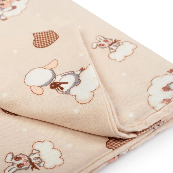 Πάνα Φανελένια Dimcol Προβατάκι 07 Beige