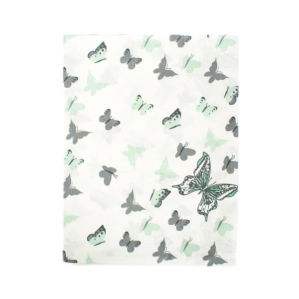 Παπλωματοθήκη Κούνιας (120x160) Dimcol Butterfly 57 Green