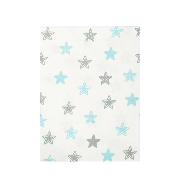Παπλωματοθήκη Κούνιας (120x160) Dimcol Star 104 Sky Blue