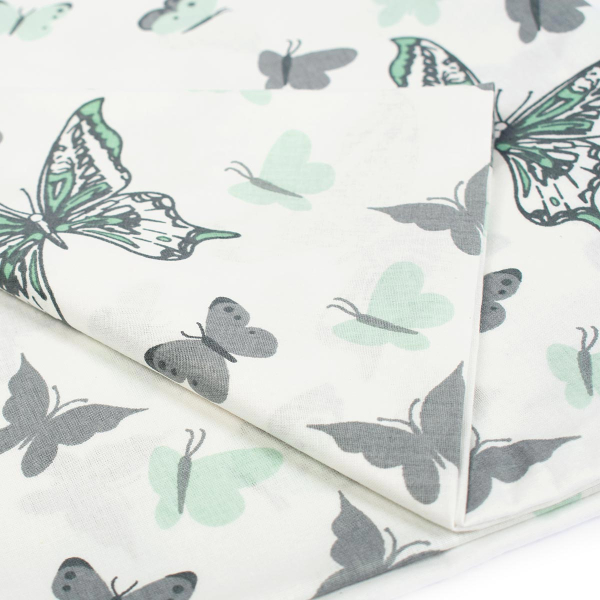 Παιδική Μαξιλαροθήκη Dimcol Butterfly 57 Green