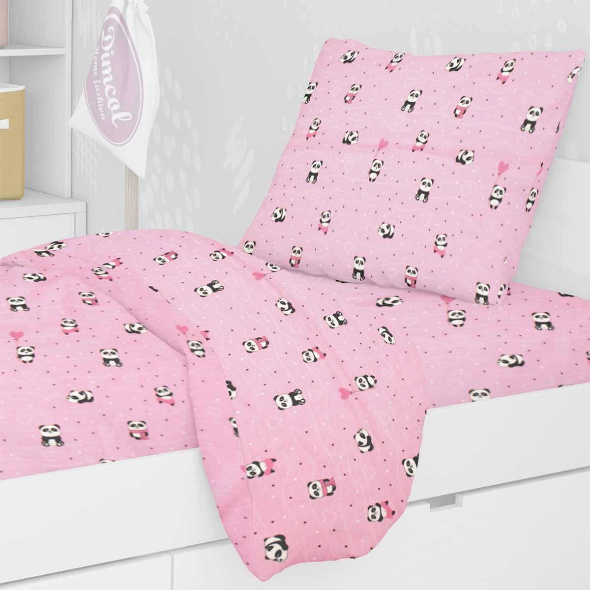 Πάπλωμα Μονό (160×240) Dimcol Panda 111 Pink 142378