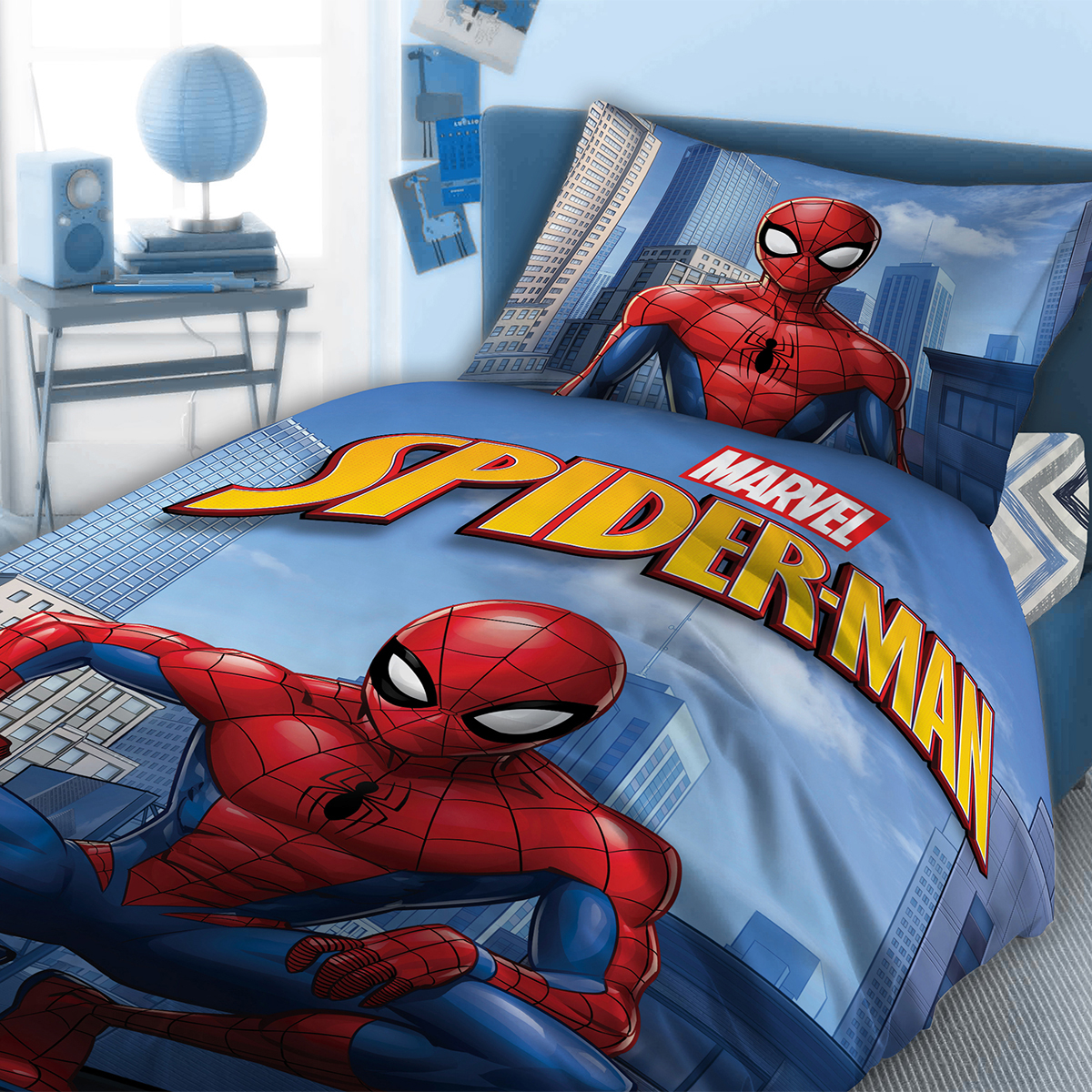 Σεντόνια Μονά (Σετ 3τμχ) Dimcol Spiderman 813 163091