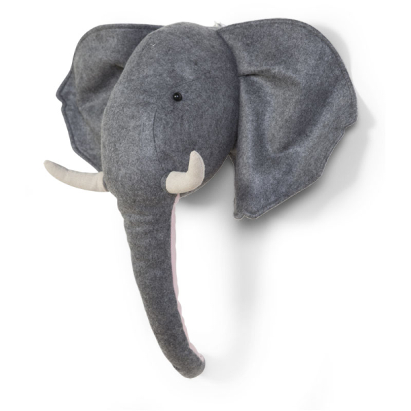 Διακοσμητικό Τοίχου ChildHome Τσόχινο Κεφάλι Ελέφαντα 71825
