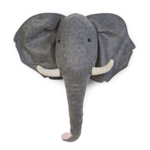 Διακοσμητικό Τοίχου ChildHome Τσόχινο Κεφάλι Ελέφαντα 71825