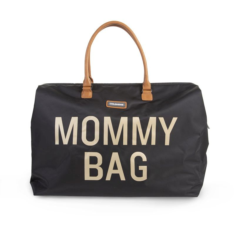 Τσάντα Αλλαξιέρα ChildHome Mommy Bag Big Black/Gold 73456 107658