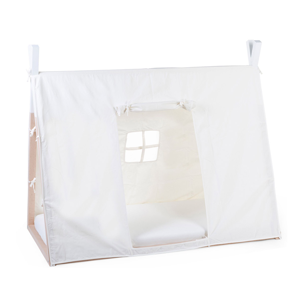 Κάλυμμα για Κρεβάτι Σκηνή (70X140) Childhome White Br74318 Home Παιδικά Βρεφικά & Έπιπλα Κρεβάτια Κομοδίνα Spitishop