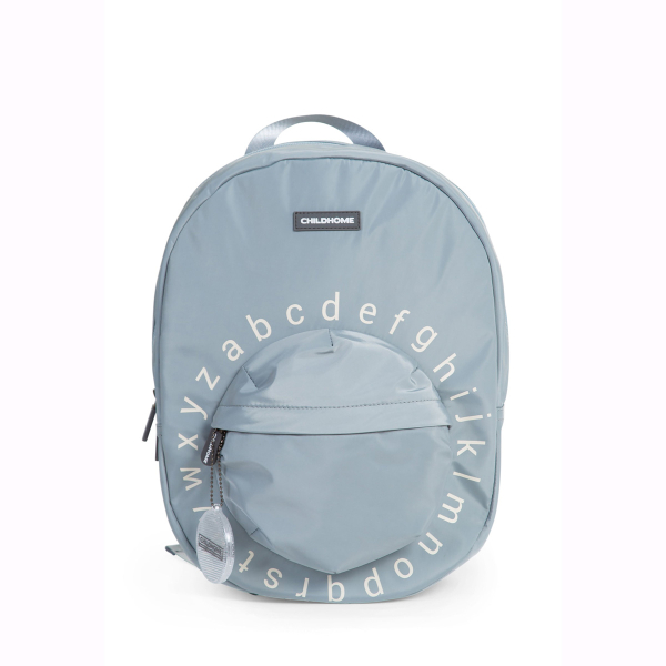 Σχολική Τσάντα Νηπιαγωγείου (29x12x38) ChildHome School Backpack ABC Grey/Off White 75205