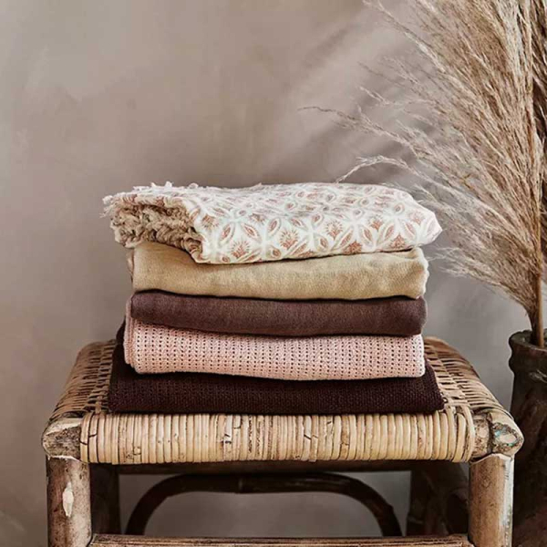 Κουβερτόριο Αγκαλιάς (75x100) Elodie Cellular Powder Pink BR74618