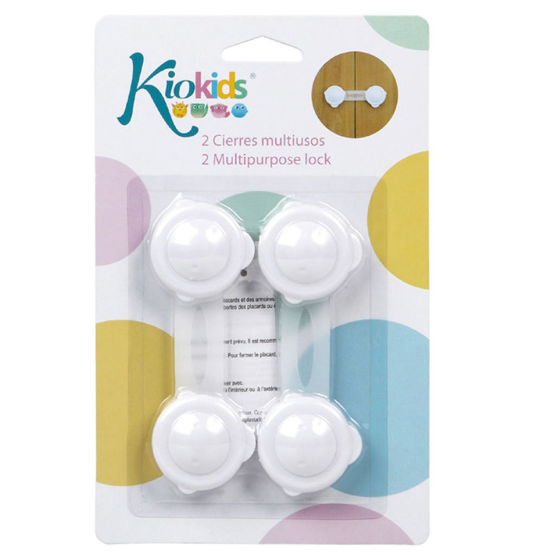 Ασφάλειες Ντουλαπιών + Πολλαπλών Χρήσεων (Σετ 2τμχ) Kiokids 1238