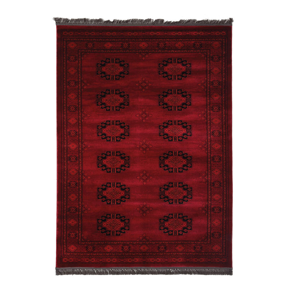 Χαλιά Κρεβατοκάμαρας (Σετ 3τμχ) Royal Carpets Afgan 6871H D.Red
