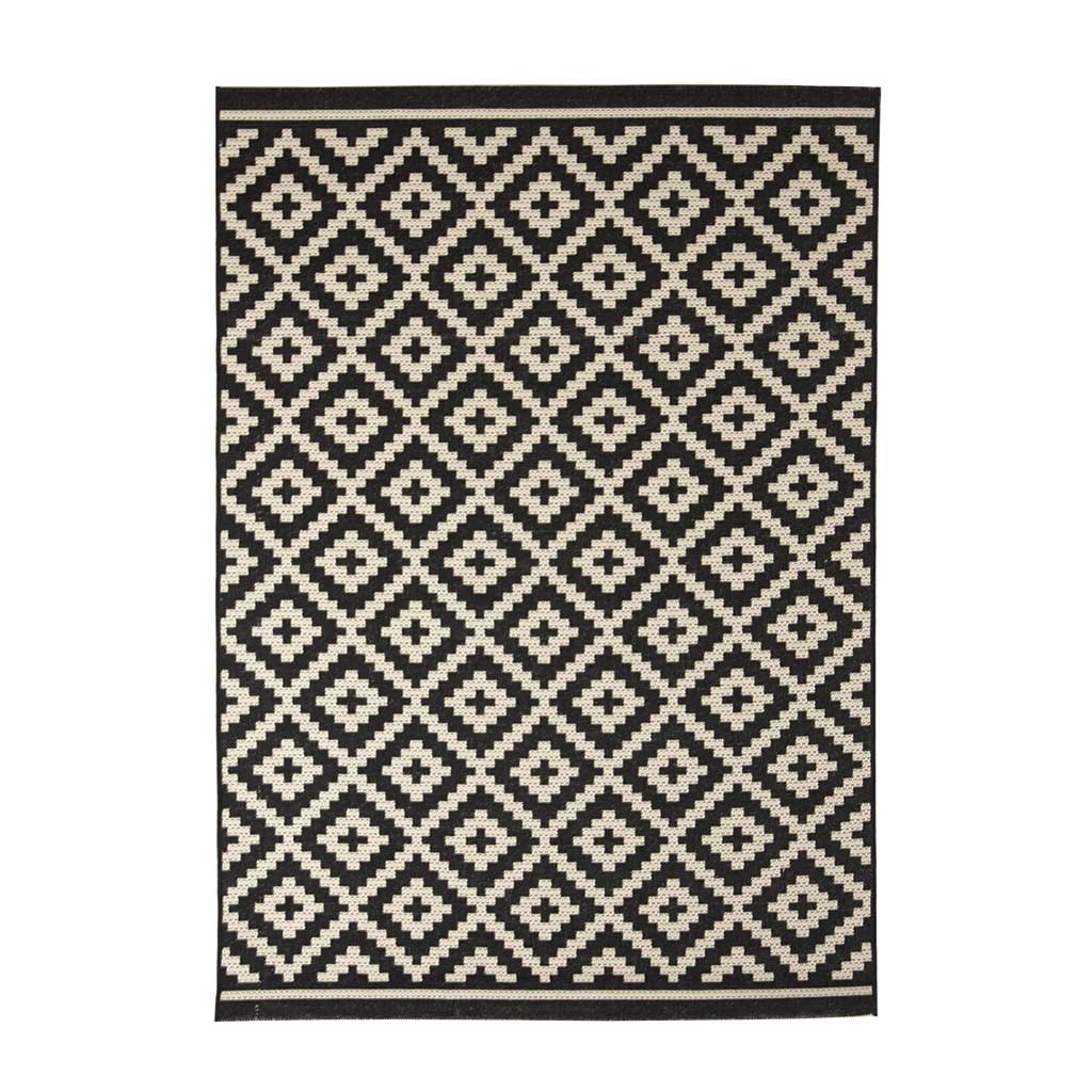Χαλί Καλοκαιρινό (160×235) Royal Carpets Flox 721K Black