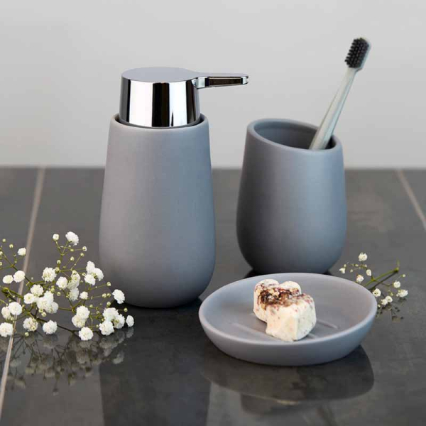 Σαπουνοθήκη Wenko Badi Grey 23649100