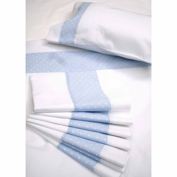 Σεντόνια Κούνιας (Σετ) Viopros Baby Ρόμπιν Σιέλ