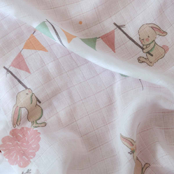 Σεντόνια Κούνιας (Σετ) Nima Baby Bunny Love