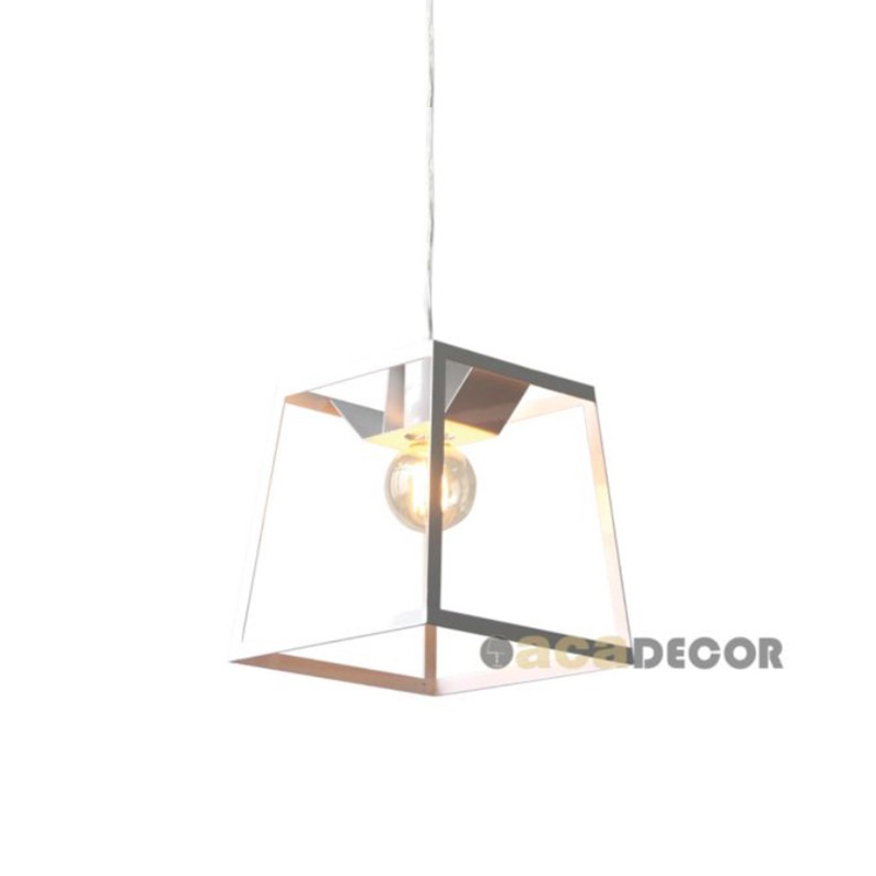 Φωτιστικό Οροφής Μονόφωτο Aca Chess KS1444P1SWH White