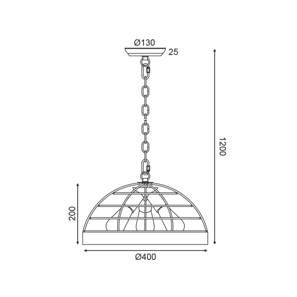 Φωτιστικό Οροφής Τρίφωτο Aca Tesla EG843P40B Black/Wood