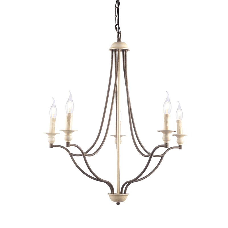 Πολυέλαιος Οροφής Aca Lyon EG5875P70R Rust