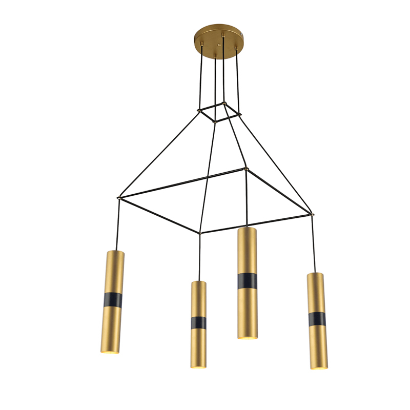 Φωτιστικό Οροφής Πολύφωτο Aca Da Vinci HM854P56BR Gold