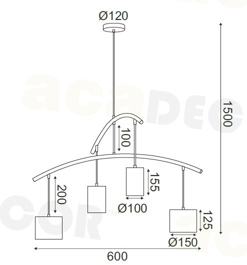 Φωτιστικό Οροφής Πολύφωτο Aca Escala Dcr39219 Home Φωτιστικά Spitishop