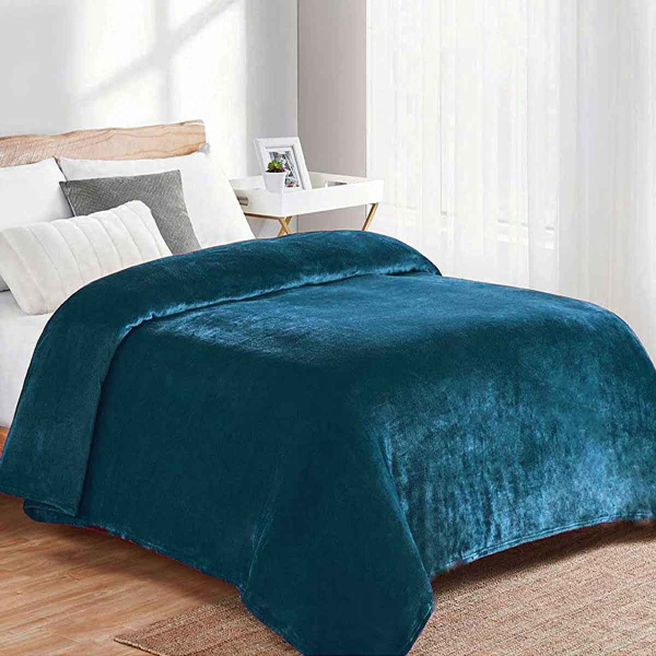 Κουβέρτα Fleece Μονή (160x220) Dimcol Petrol 03