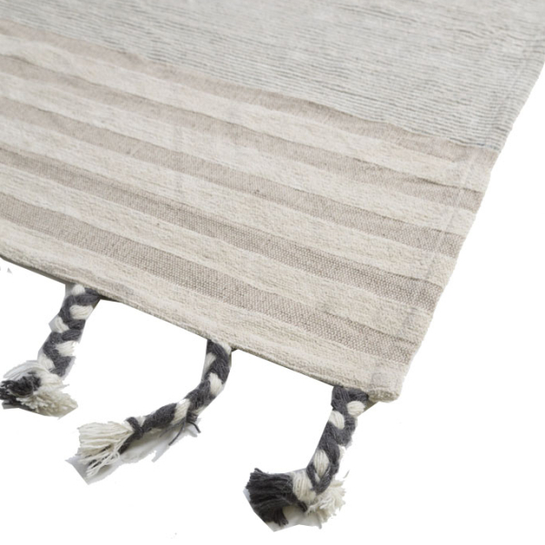 Χαλί Διαδρόμου (70x140) Royal Carpet Lotus Cotton Kilim 065 Grey