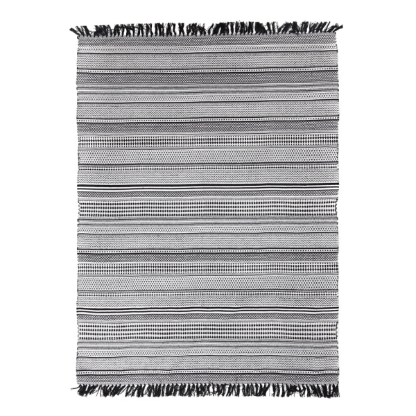 Χαλί All Season (160x230) Royal Carpet Urban Cotton Kilim Samaira Black/White