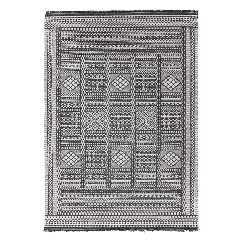 Χαλί All Season (127x190) Royal Carpet Casa Cotton 22094 Black
