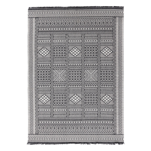 Χαλί All Season (157x230) Royal Carpet Casa Cotton 22094 Black