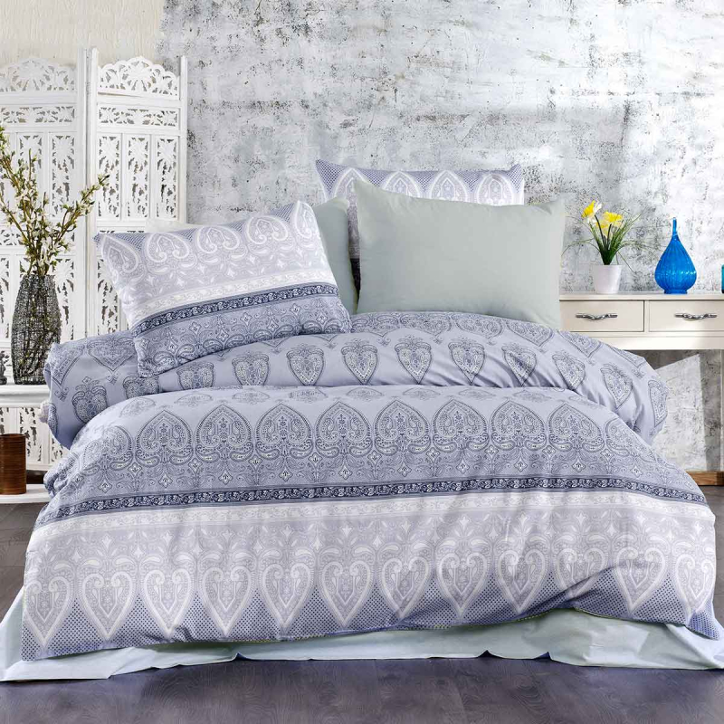 Σεντόνια Μονά (Σετ) Dimcol Ηλέκτρα Grey 360