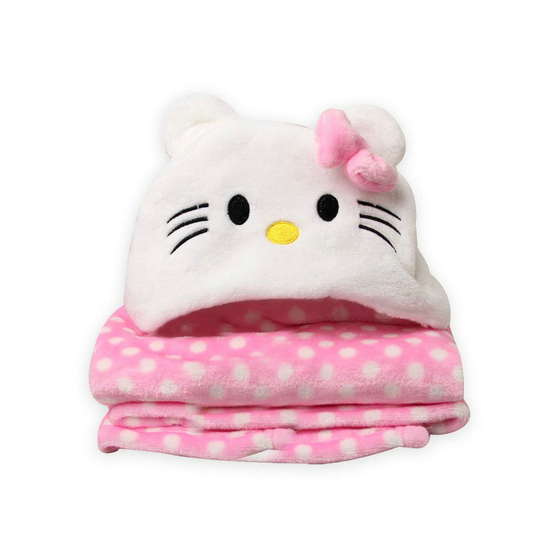 Κουβέρτα Fleece Με Κουκούλα Morven Kitty 2145