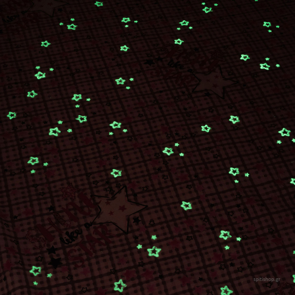 Φωσφοριζέ Πάπλωμα Μονό (160x240) Palamaiki Cluster Pink