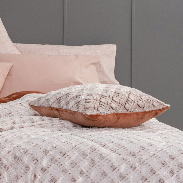 Διακοσμητική Μαξιλαροθήκη Γούνινη (50x50) Palamaiki Holly