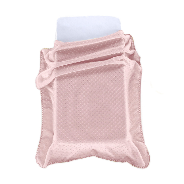 Κουβέρτα Βελουτέ Αγκαλιάς Morven Bubbles J61/14 Ροζ