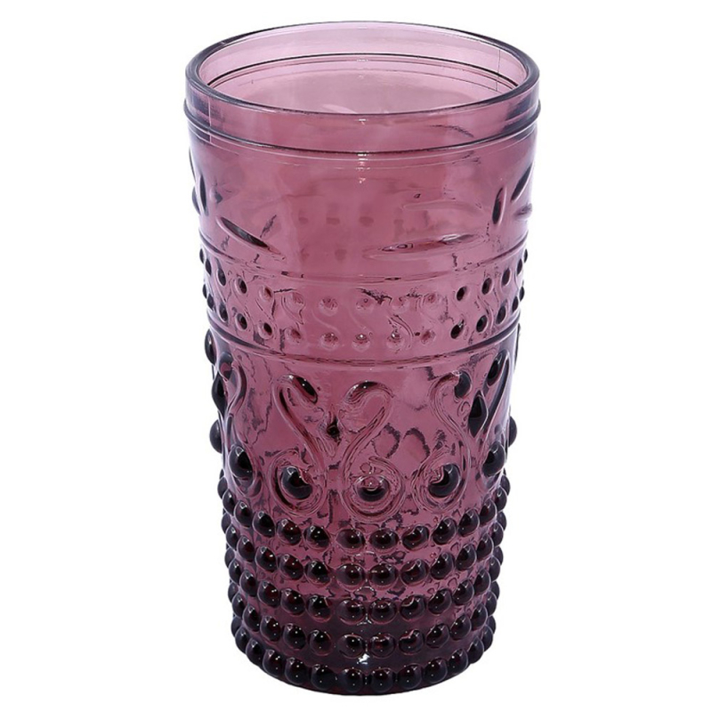 Ποτήρια Κοκτέιλ 550ml (Σετ 6τμχ) Espiel Embossed Purple HOC1010