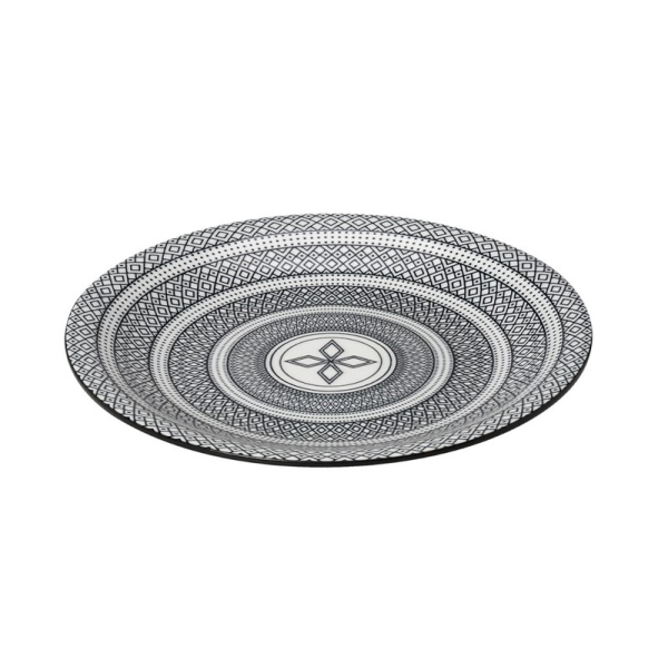 Πιάτο Φαγητού Ρηχό (Φ26.5) Espiel Charlotte Black GUI388K6