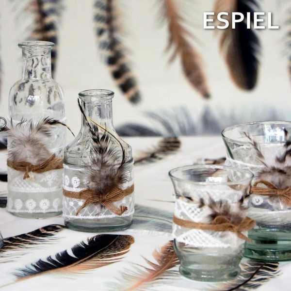 Διακοσμητικό Μπουκάλι Espiel Φτερό UNA220K4