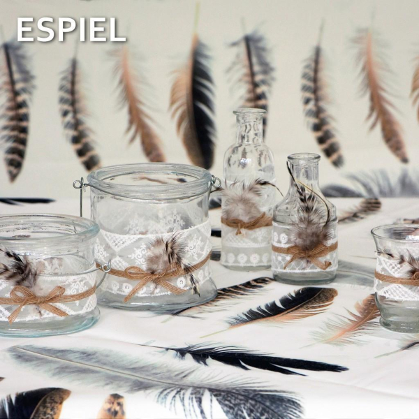 Διακοσμητικό Μπουκάλι Espiel Φτερό UNA220K4