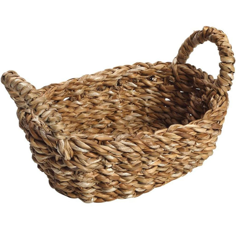 Καλάθι Ψωμιού Οβάλ Με Χερούλια Espiel Seagrass Large KAG126