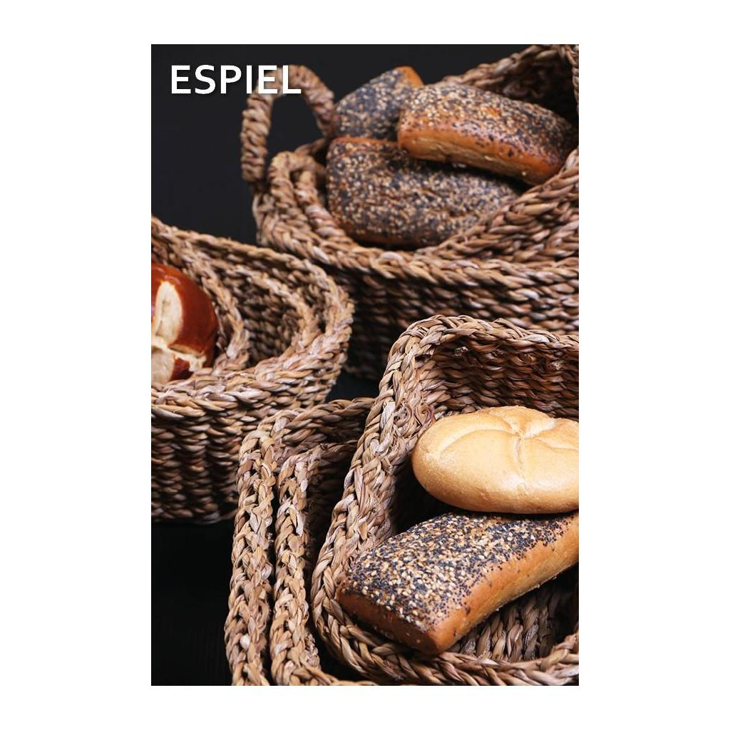 Καλάθι Ψωμιού με Χερούλια Espiel Seagrass Large Kag126 Home Οργάνωση & Αποθήκευση Κουζίνας Ψωμιέρες Spitishop