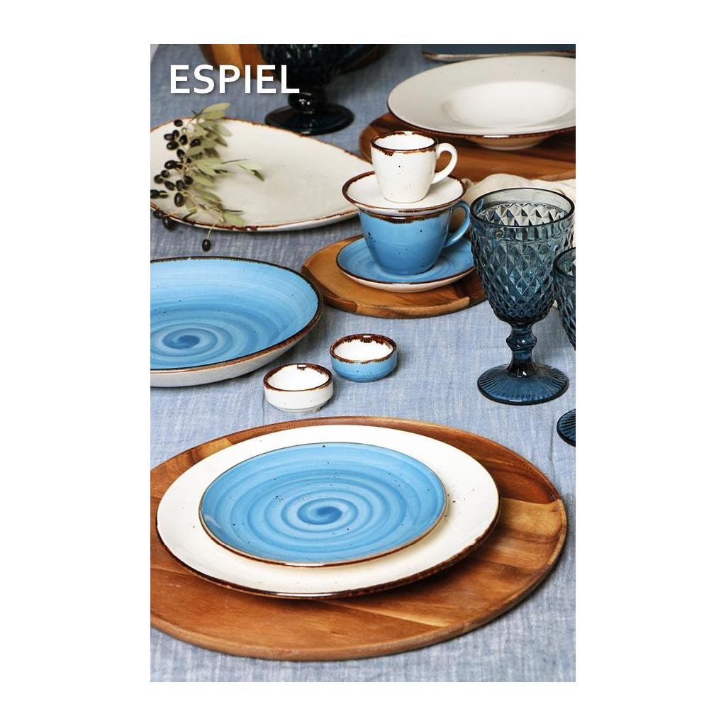 Πιάτο Φαγητού Ρηχό (Φ26 5) Espiel Terra Blue Tlf101K6 Home Είδη Σερβιρίσματος Πιάτα & Σερβίτσια Spitishop