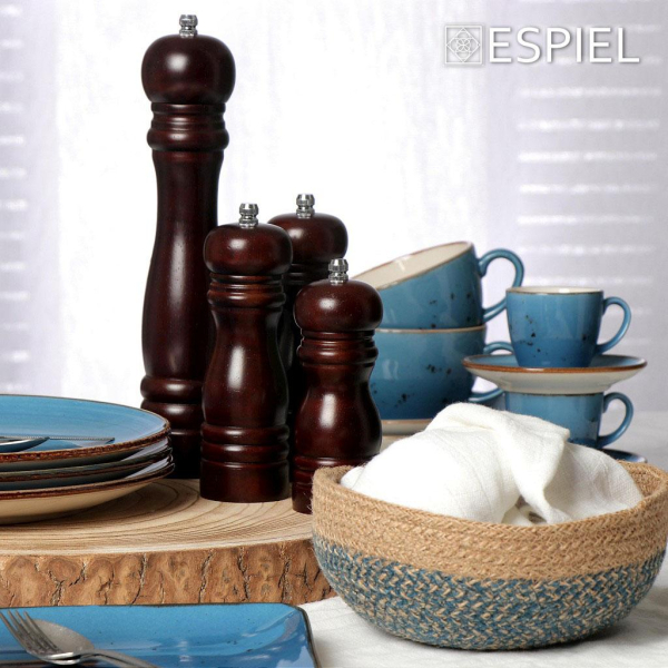 Φλυτζάνι Espresso 90ml + Πιατάκι Espiel Terra Blue TLF112K6