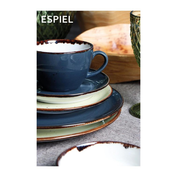 Πιάτο Φαγητού Ρηχό (Φ25) Espiel Terra Grey TLG101K6