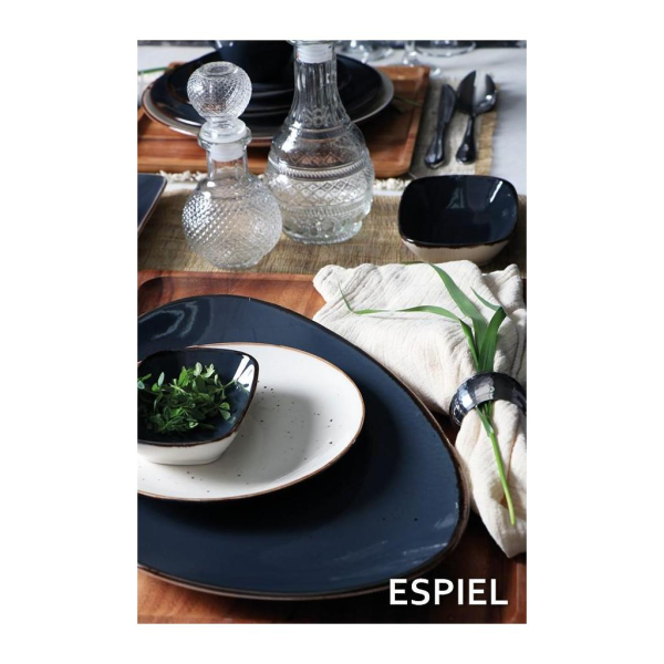 Πιάτο Φαγητού Ρηχό (Φ25) Espiel Terra Grey TLG101K6