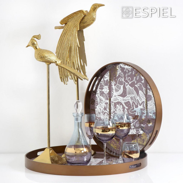 Ποτήρι Σαμπάνιας Κολωνάτο 215ml Espiel Elodie Purple RAB214K6